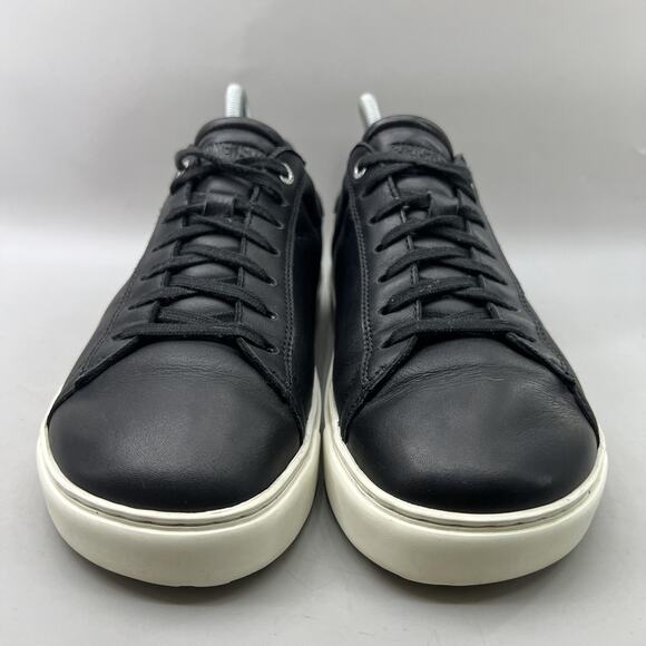 Birkenstock Bend Low Shoes Mens Size 8 Black Leather Lace Up Comfort Sneakers - Picture 2 of 8